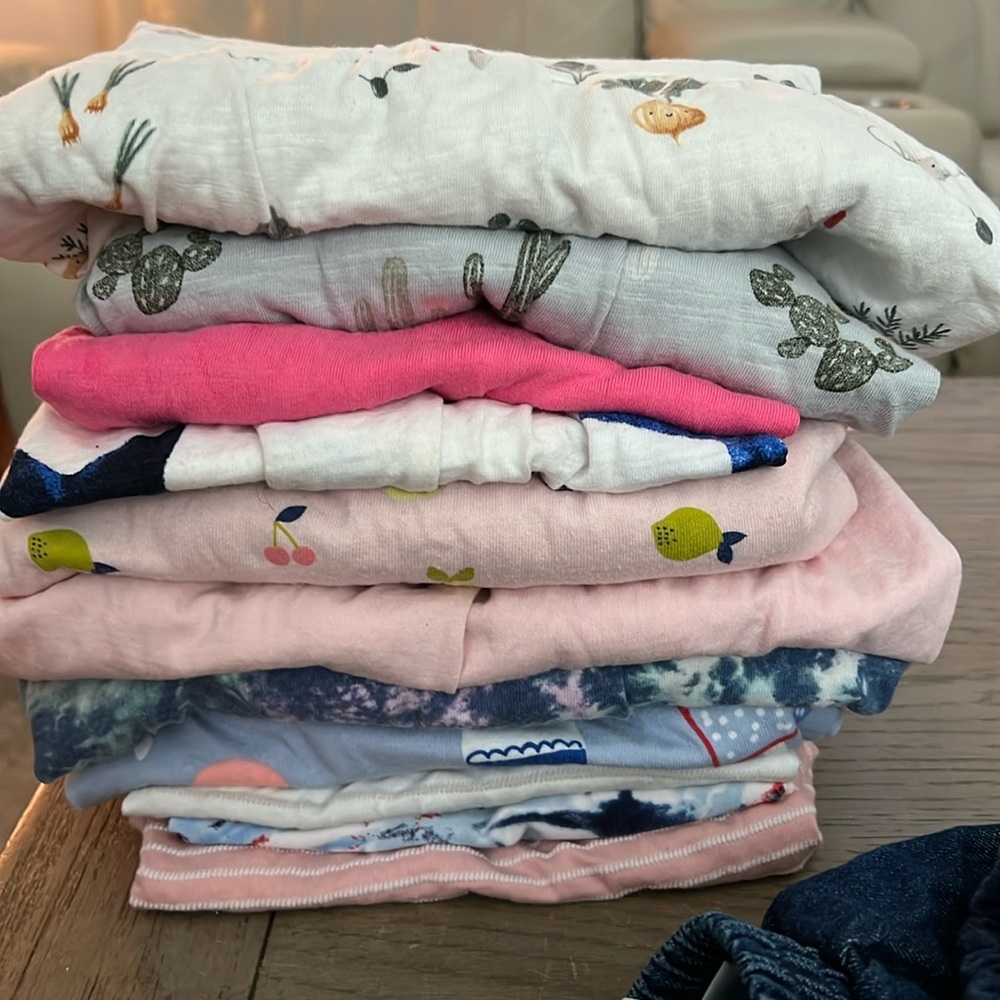 Cat & Jack 4T lot of dresses cotton great condition two skorts soft blue cotton